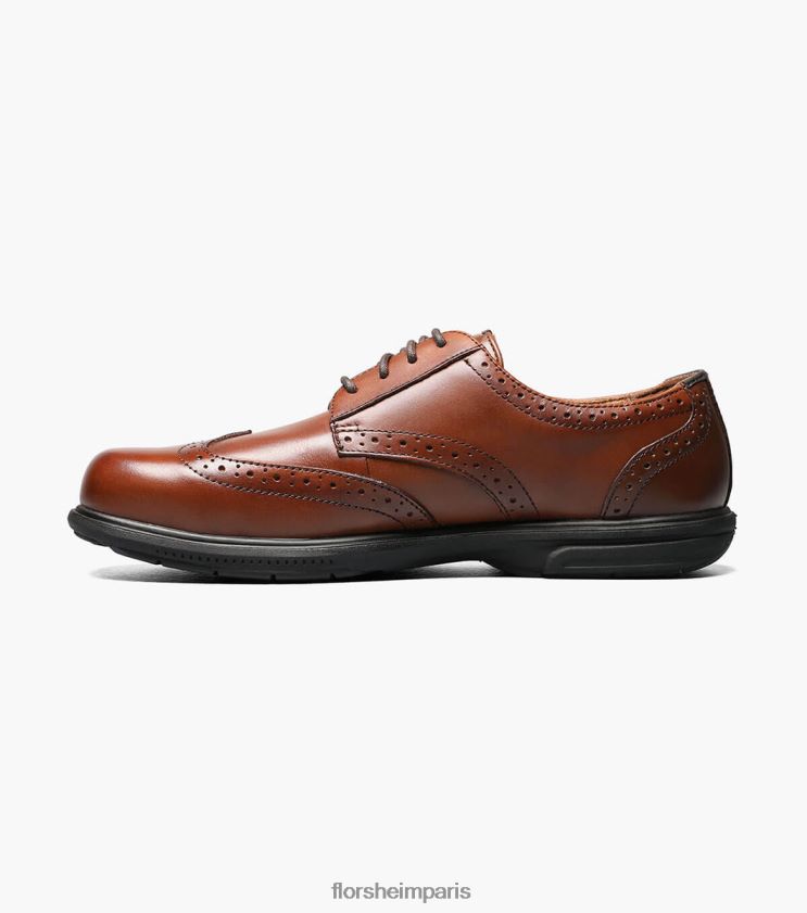 loedin work oxford bout d'acier à bout d'acier Florsheim Hommes TBZJJL414 chaussure brun