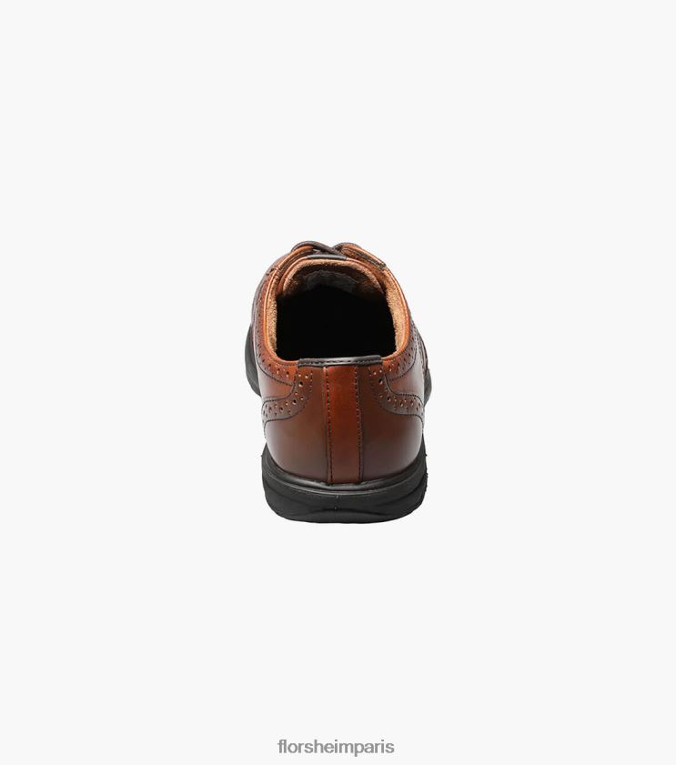 loedin work oxford bout d'acier à bout d'acier Florsheim Hommes TBZJJL414 chaussure brun