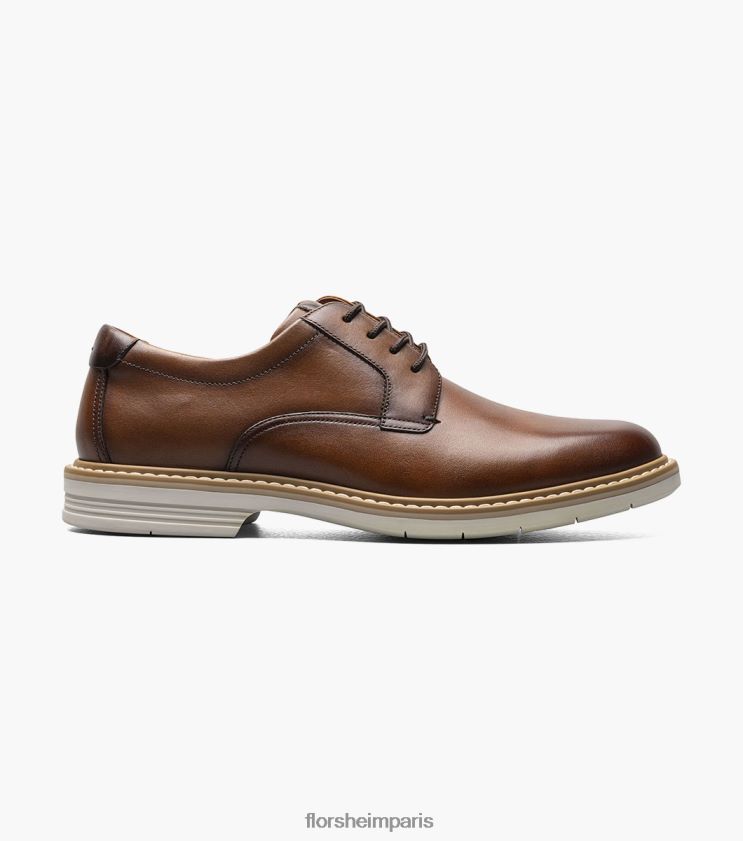 norwalk oxford à bout uni Florsheim Hommes TBZJJL81 chaussure multi-cognac