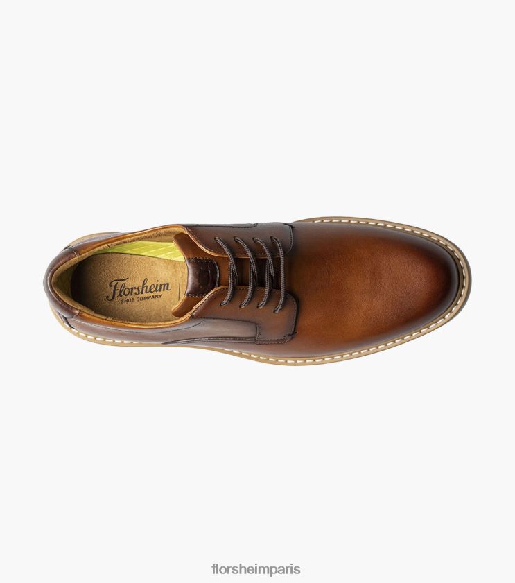 norwalk oxford à bout uni Florsheim Hommes TBZJJL81 chaussure multi-cognac