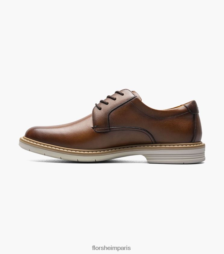 norwalk oxford à bout uni Florsheim Hommes TBZJJL81 chaussure multi-cognac