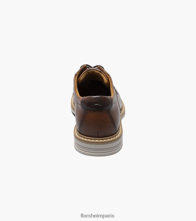 norwalk oxford à bout uni Florsheim Hommes TBZJJL81 chaussure multi-cognac