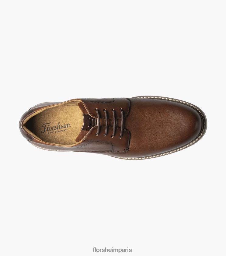 norwalk oxford à bout uni Florsheim Hommes TBZJJL83 chaussure cognac dégringolé
