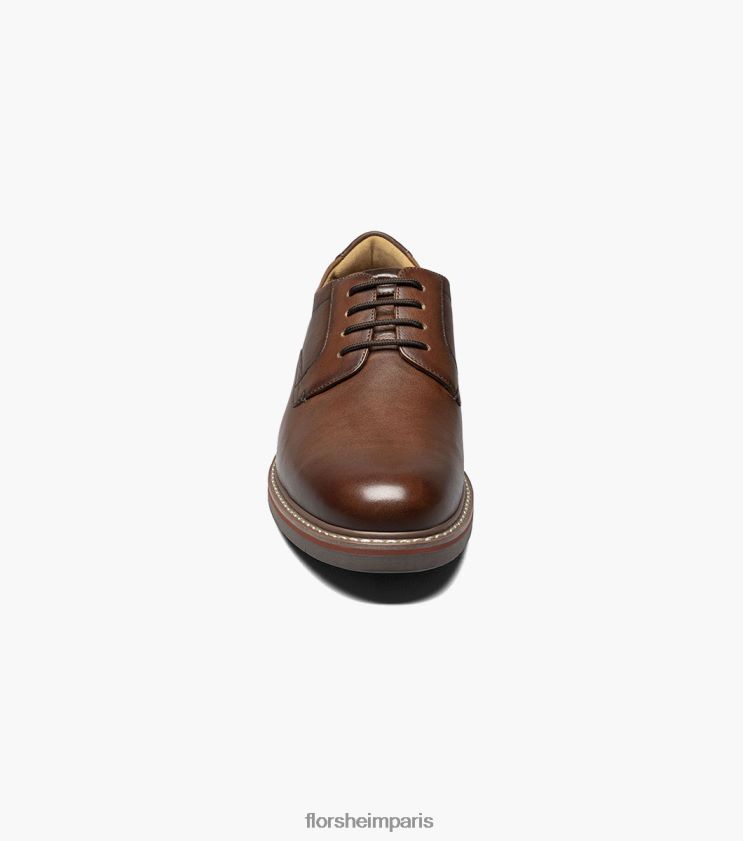 norwalk oxford à bout uni Florsheim Hommes TBZJJL83 chaussure cognac dégringolé