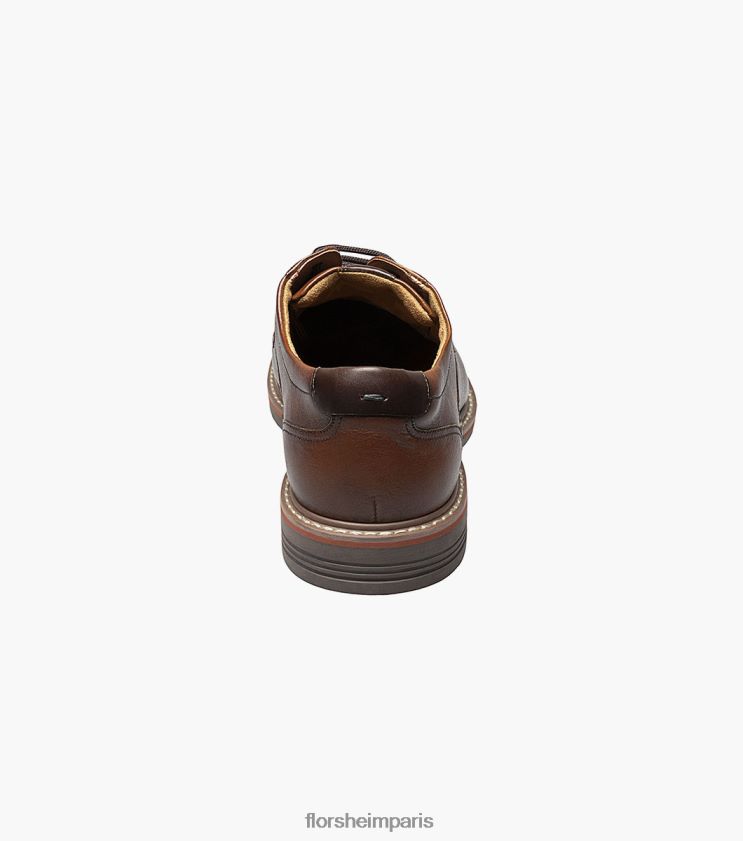 norwalk oxford à bout uni Florsheim Hommes TBZJJL83 chaussure cognac dégringolé