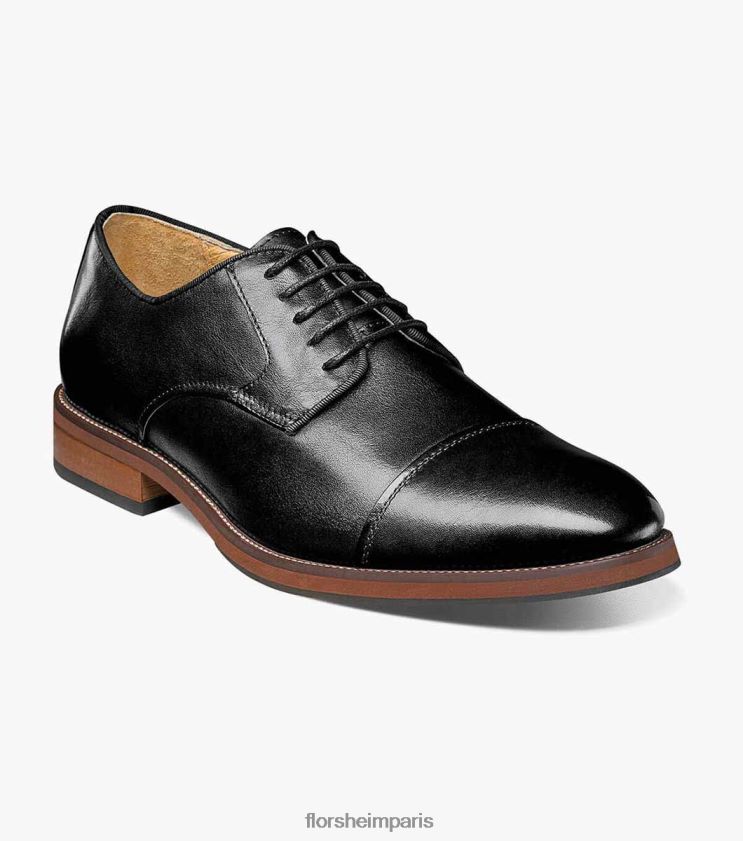 oxford blaze à bout droit Florsheim Hommes TBZJJL185 chaussure noir