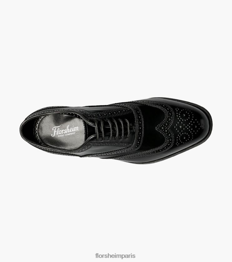 oxford bout d'aile lexington Florsheim Hommes TBZJJL169 chaussure noir