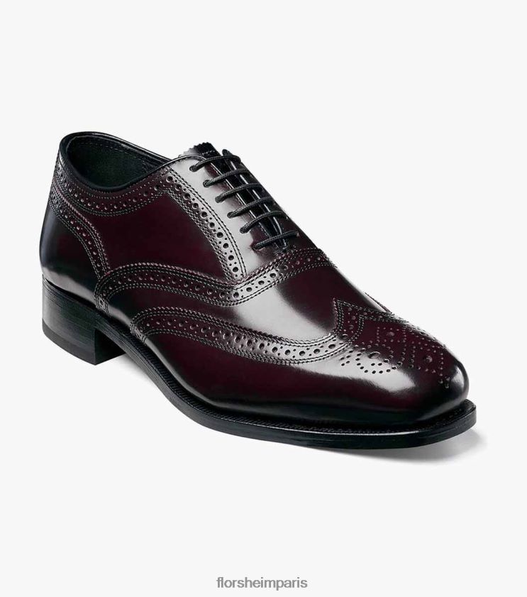 oxford bout d'aile lexington Florsheim Hommes TBZJJL170 chaussure Bourgogne