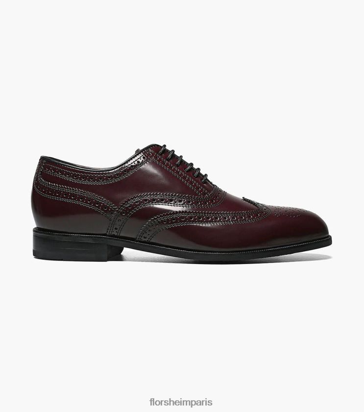 oxford bout d'aile lexington Florsheim Hommes TBZJJL170 chaussure Bourgogne