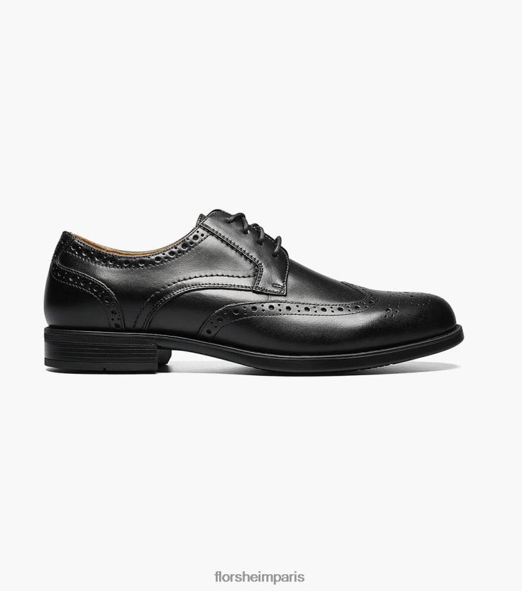 oxford bout d'aile midtown Florsheim Hommes TBZJJL97 chaussure noir