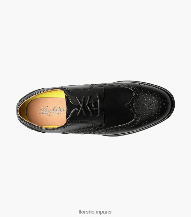 oxford bout d'aile midtown Florsheim Hommes TBZJJL97 chaussure noir
