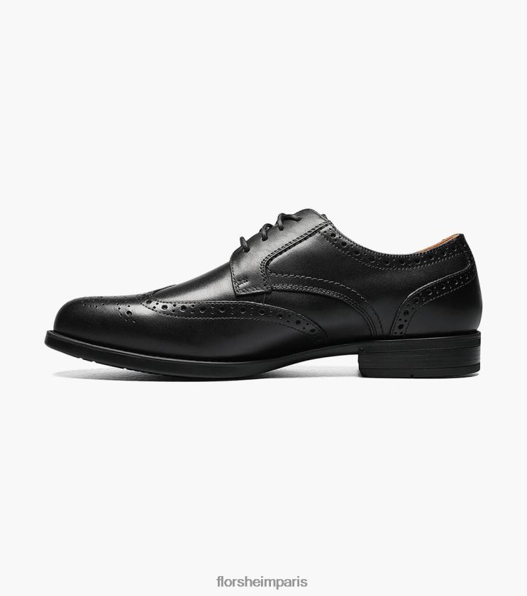 oxford bout d'aile midtown Florsheim Hommes TBZJJL97 chaussure noir