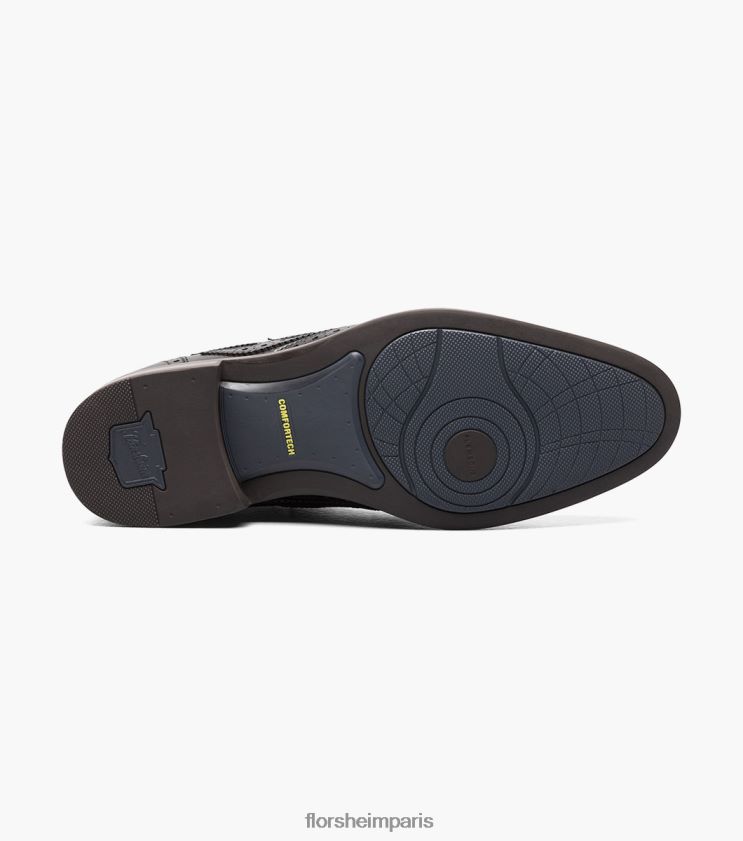 oxford à bout d'aile épicé du centre-ville Florsheim Hommes TBZJJL111 chaussure noir