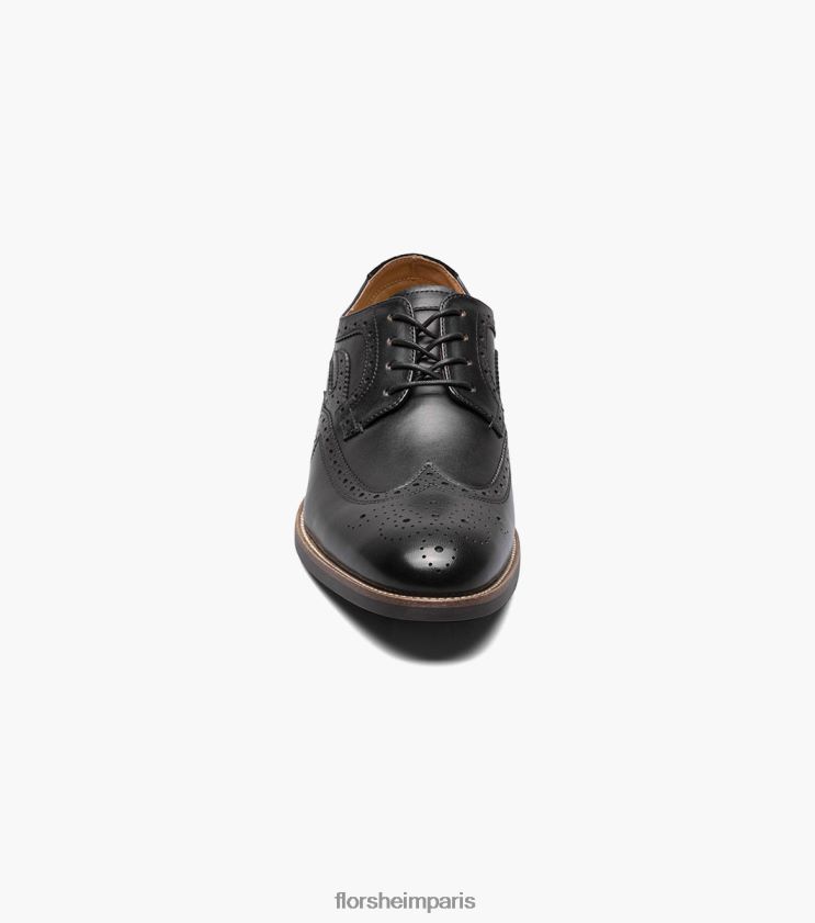 oxford à bout d'aile épicé du centre-ville Florsheim Hommes TBZJJL111 chaussure noir