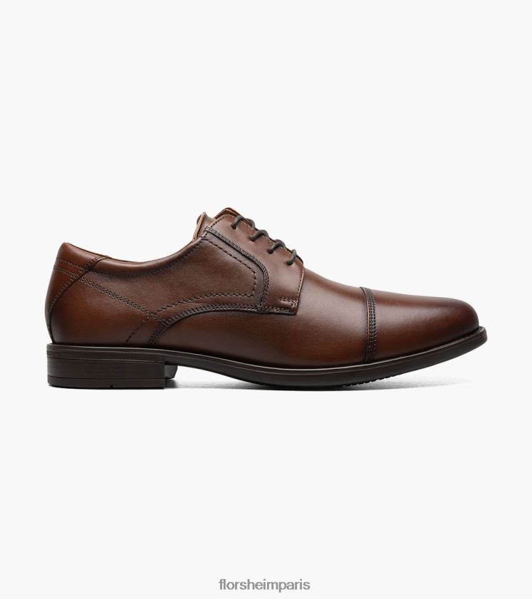 oxford à bout droit Florsheim Hommes TBZJJL91 chaussure Cognac
