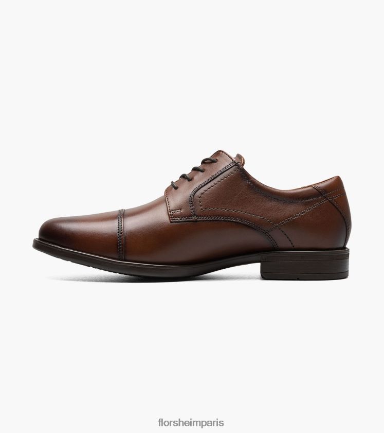 oxford à bout droit Florsheim Hommes TBZJJL91 chaussure Cognac