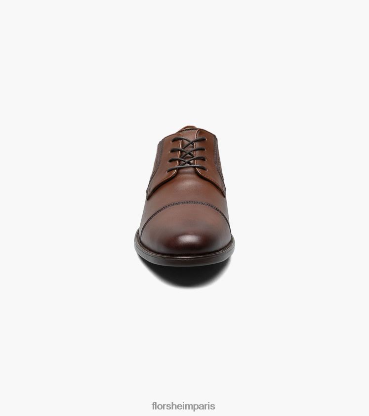 oxford à bout droit Florsheim Hommes TBZJJL91 chaussure Cognac