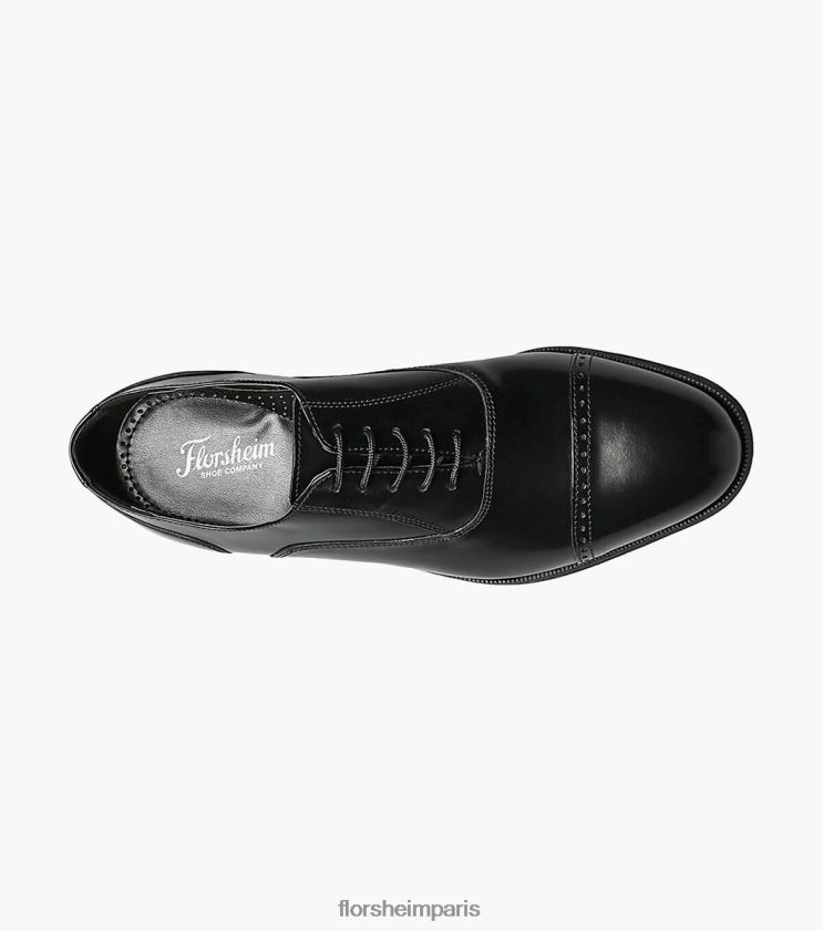 oxford à bout droit lexington Florsheim Hommes TBZJJL168 chaussure noir