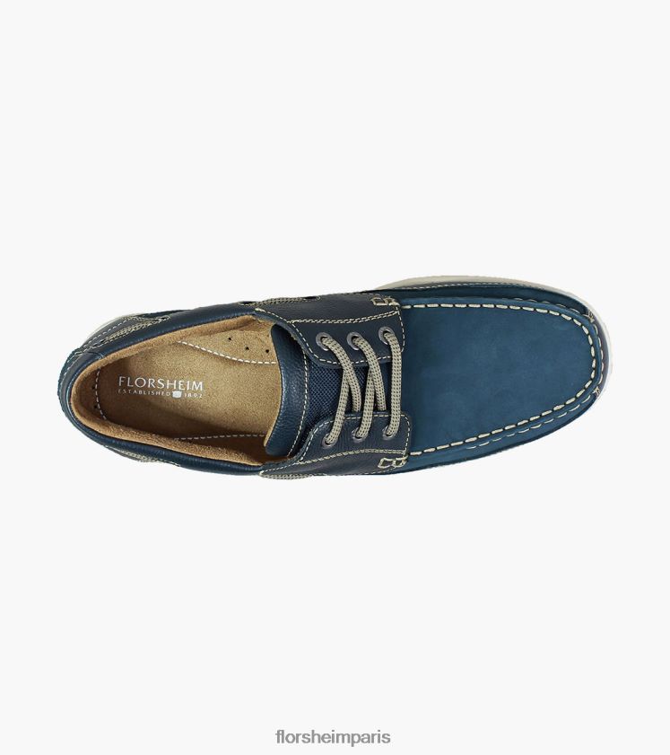 oxford à bout mocassin au bord du lac Florsheim Hommes TBZJJL365 chaussure marine