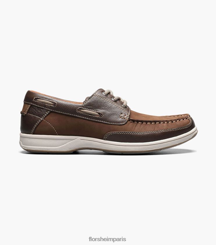 oxford à bout mocassin au bord du lac Florsheim Hommes TBZJJL366 chaussure brun