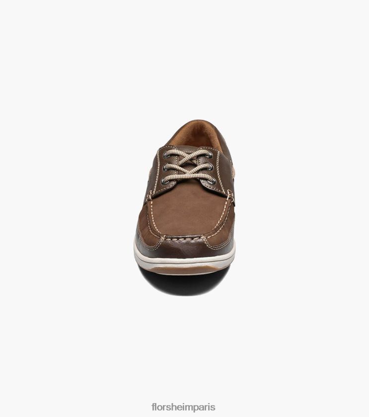oxford à bout mocassin au bord du lac Florsheim Hommes TBZJJL366 chaussure brun