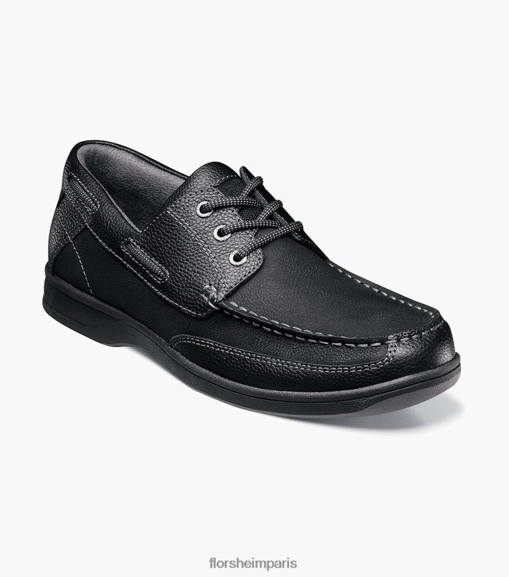oxford à bout mocassin au bord du lac Florsheim Hommes TBZJJL368 chaussure noir