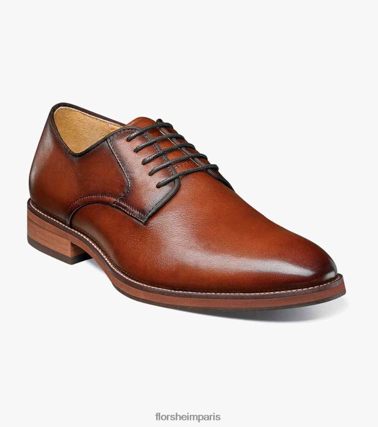 oxford à bout uni blaze Florsheim Hommes TBZJJL187 chaussure Cognac