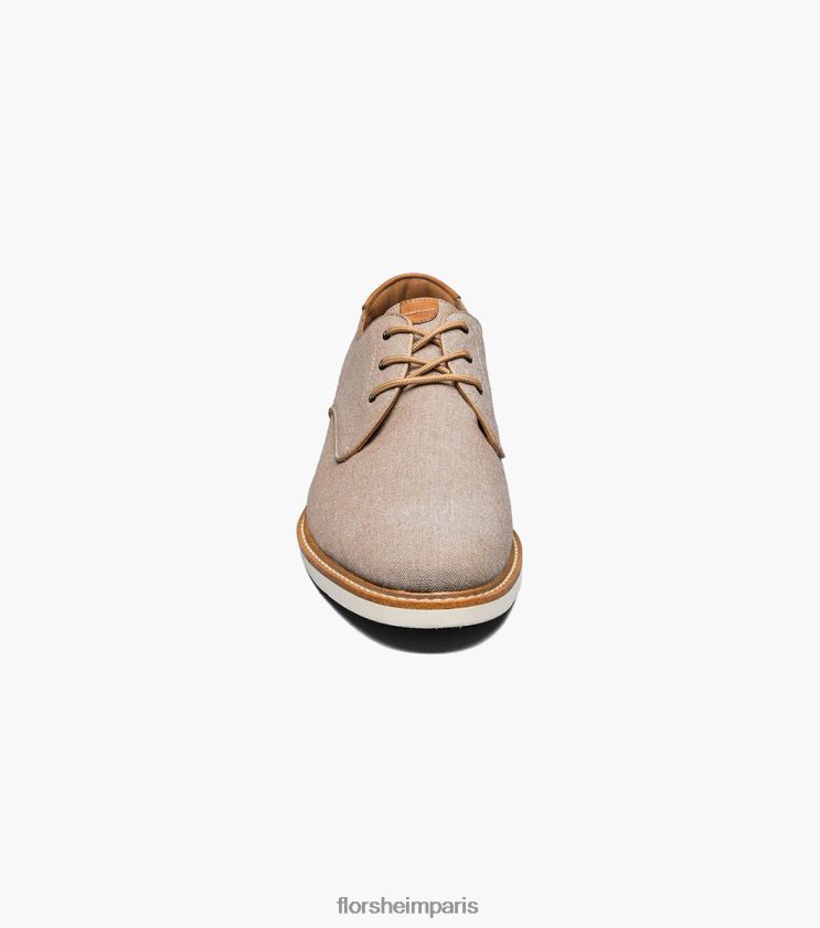 oxford à bout uni en toile highland Florsheim Hommes TBZJJL320 chaussure sable