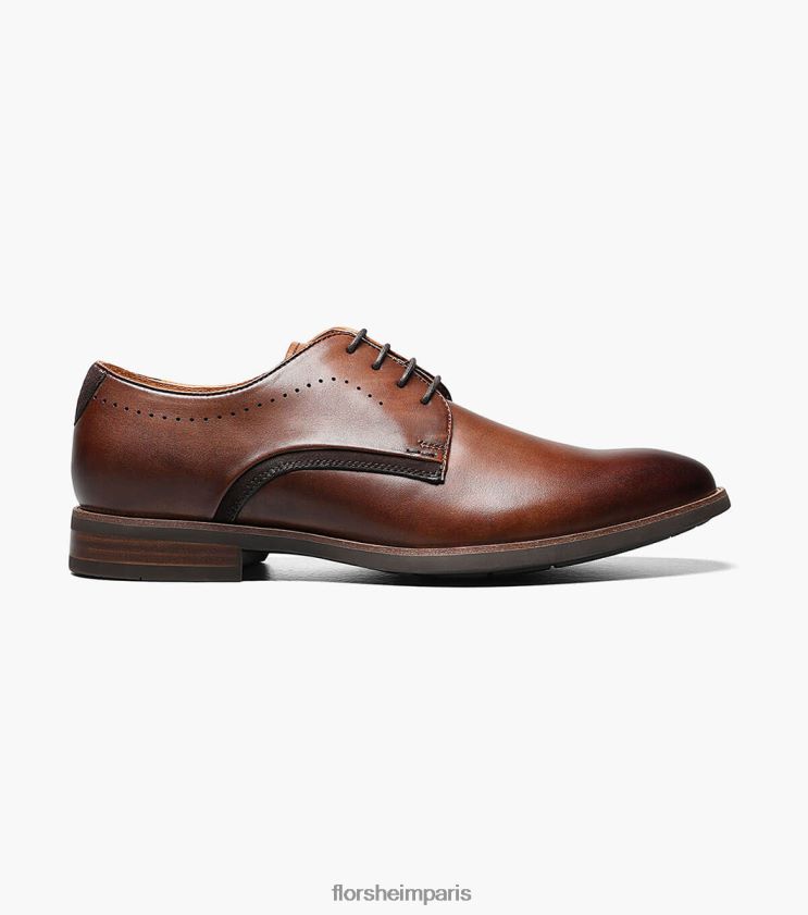 oxford à bout uni uptown Florsheim Hommes TBZJJL239 chaussure Cognac