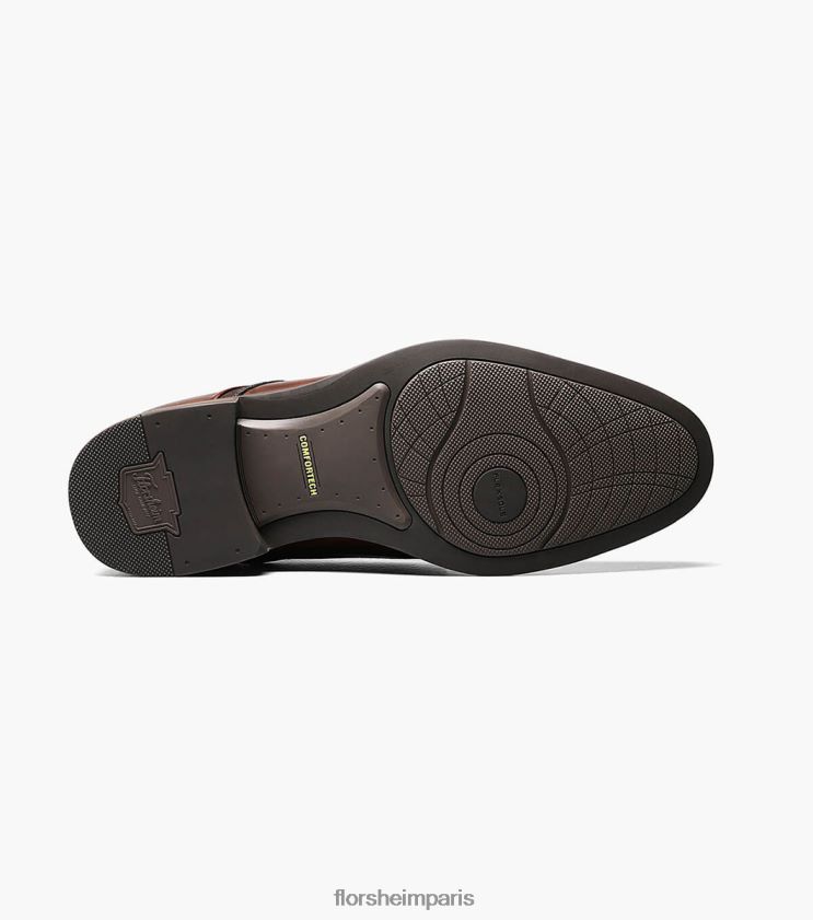 oxford à bout uni uptown Florsheim Hommes TBZJJL239 chaussure Cognac
