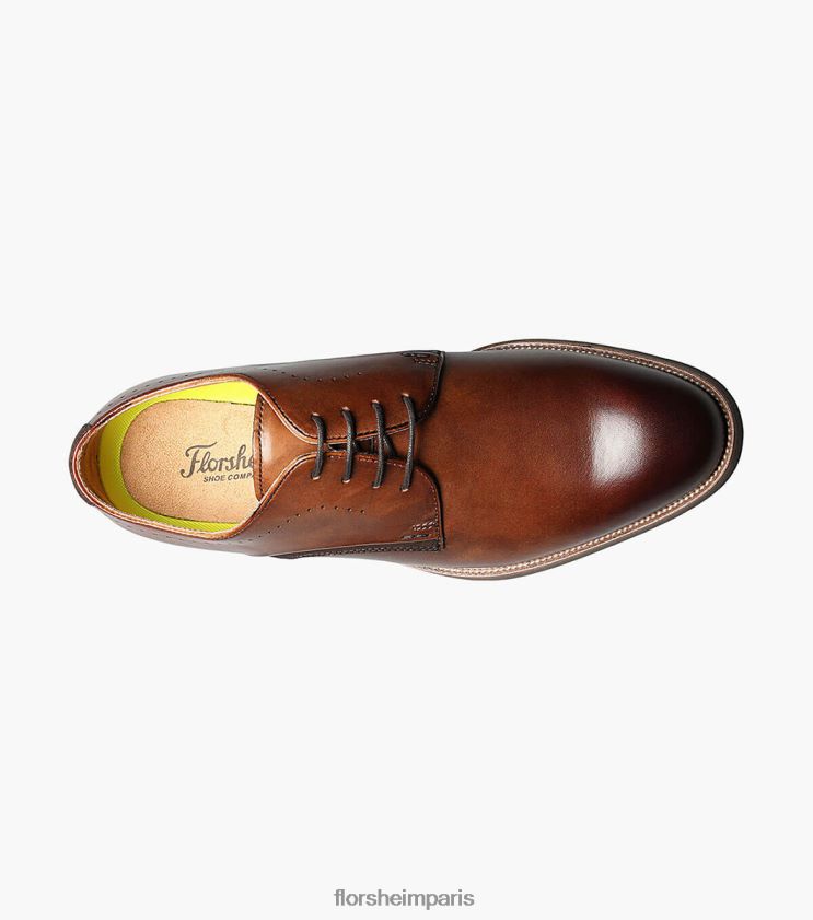 oxford à bout uni uptown Florsheim Hommes TBZJJL239 chaussure Cognac