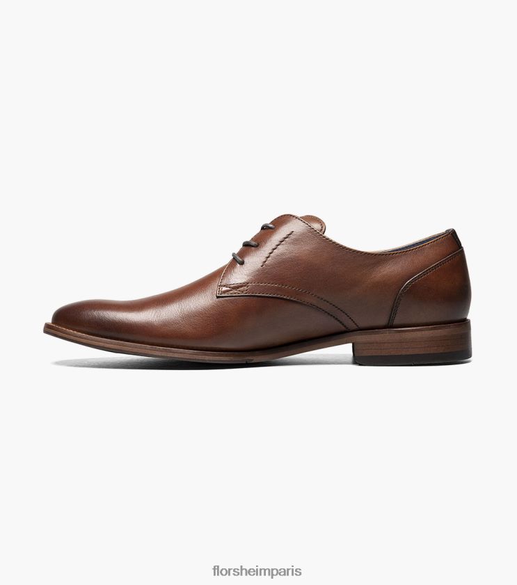 oxford flex à bout uni Florsheim Hommes TBZJJL174 chaussure Cognac
