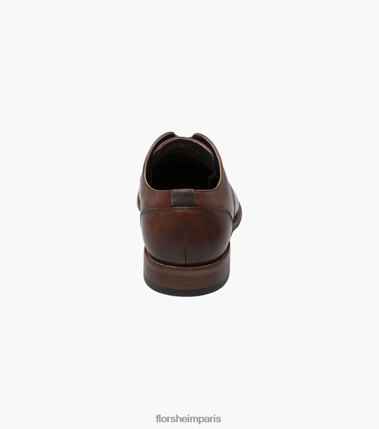 oxford flex à bout uni Florsheim Hommes TBZJJL174 chaussure Cognac