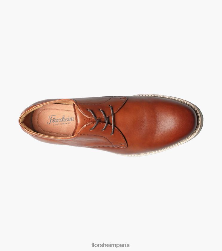 oxford highland à bout uni Florsheim Hommes TBZJJL323 chaussure Cognac