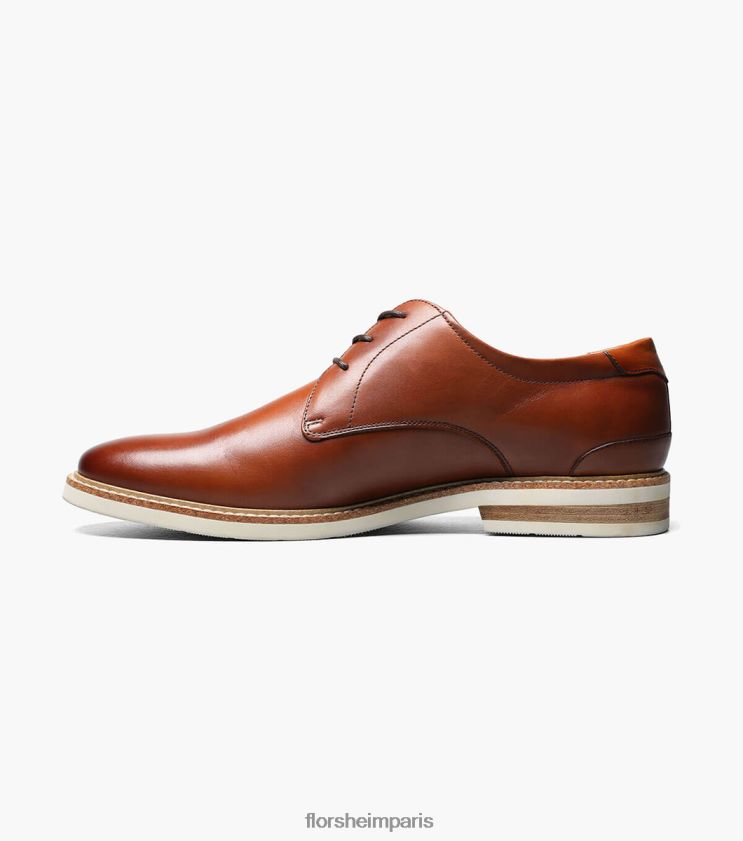 oxford highland à bout uni Florsheim Hommes TBZJJL323 chaussure Cognac