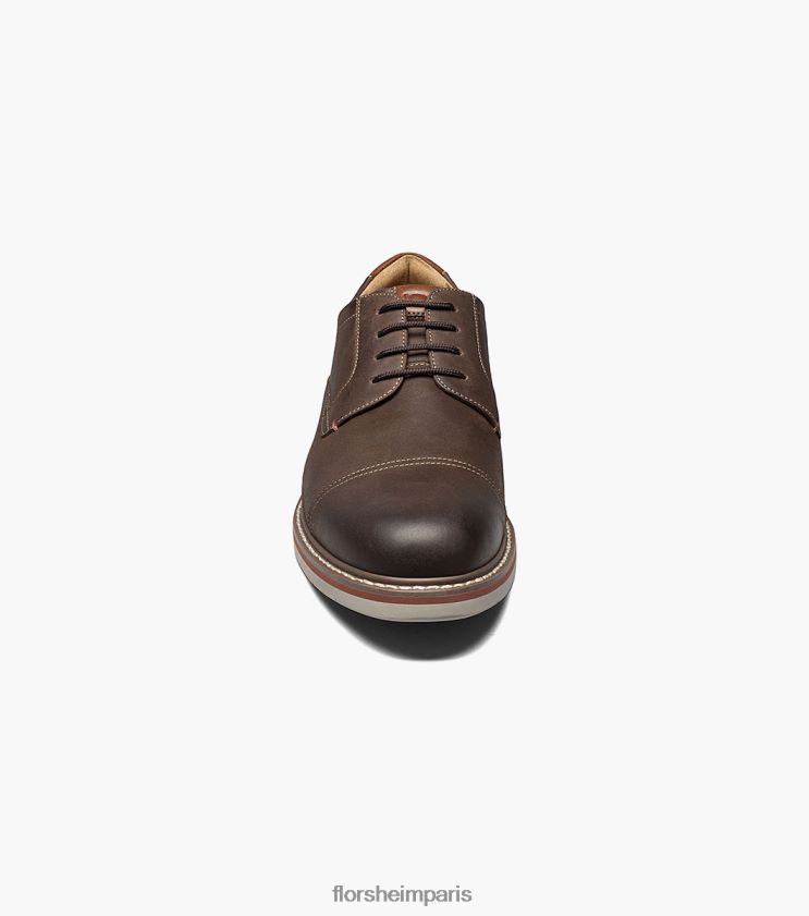 oxford norwalk à bout droit Florsheim Hommes TBZJJL86 chaussure ch marron
