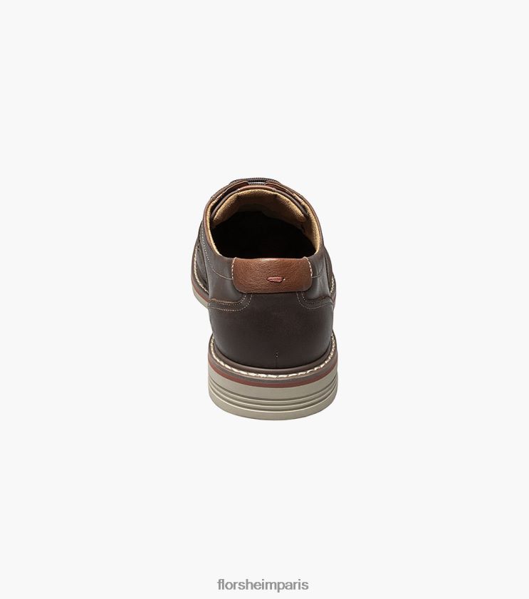 oxford norwalk à bout droit Florsheim Hommes TBZJJL86 chaussure ch marron