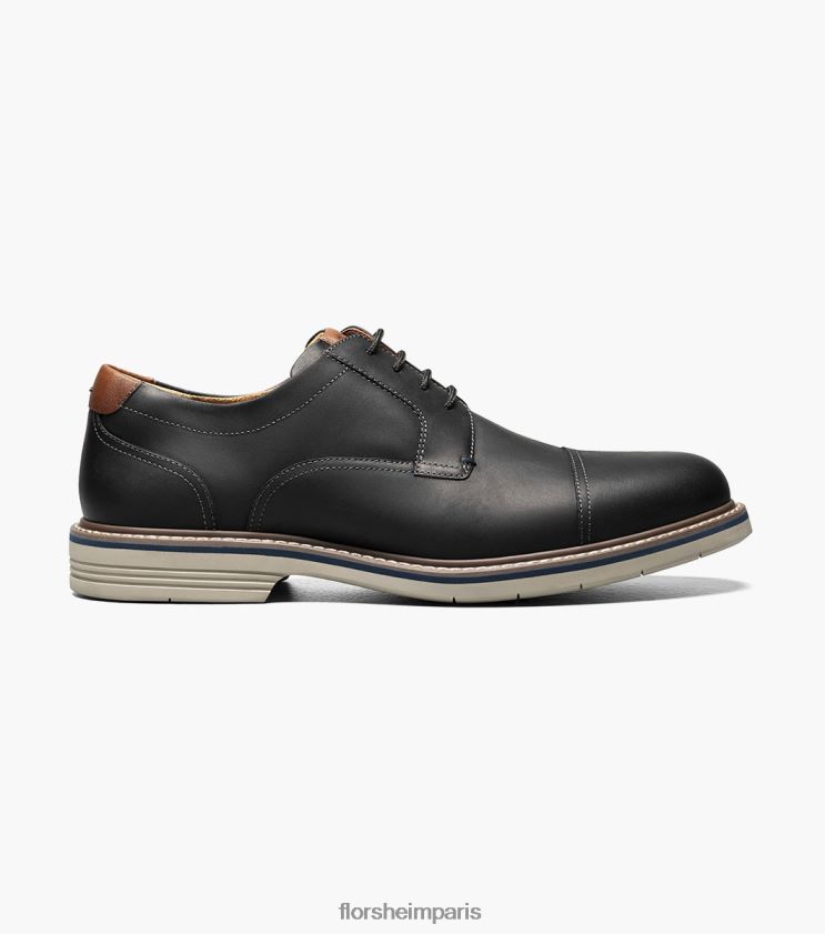 oxford norwalk à bout droit Florsheim Hommes TBZJJL87 chaussure ch noir