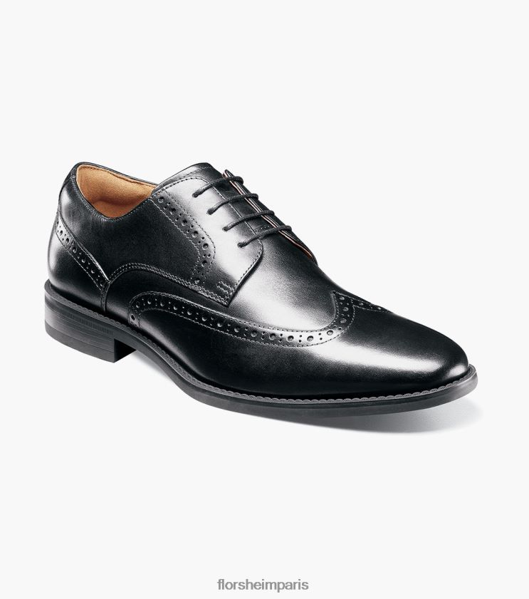 oxford santucci à bout golf Florsheim Hommes TBZJJL160 chaussure noir