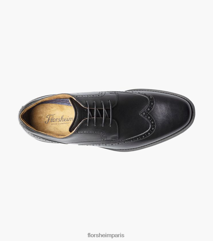 oxford santucci à bout golf Florsheim Hommes TBZJJL160 chaussure noir