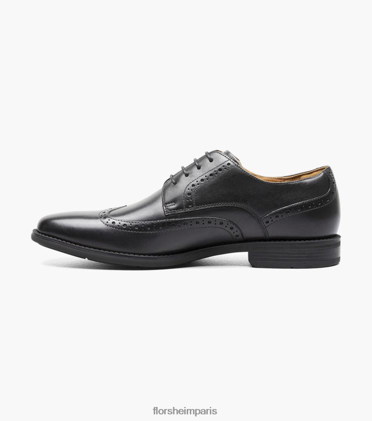 oxford santucci à bout golf Florsheim Hommes TBZJJL160 chaussure noir