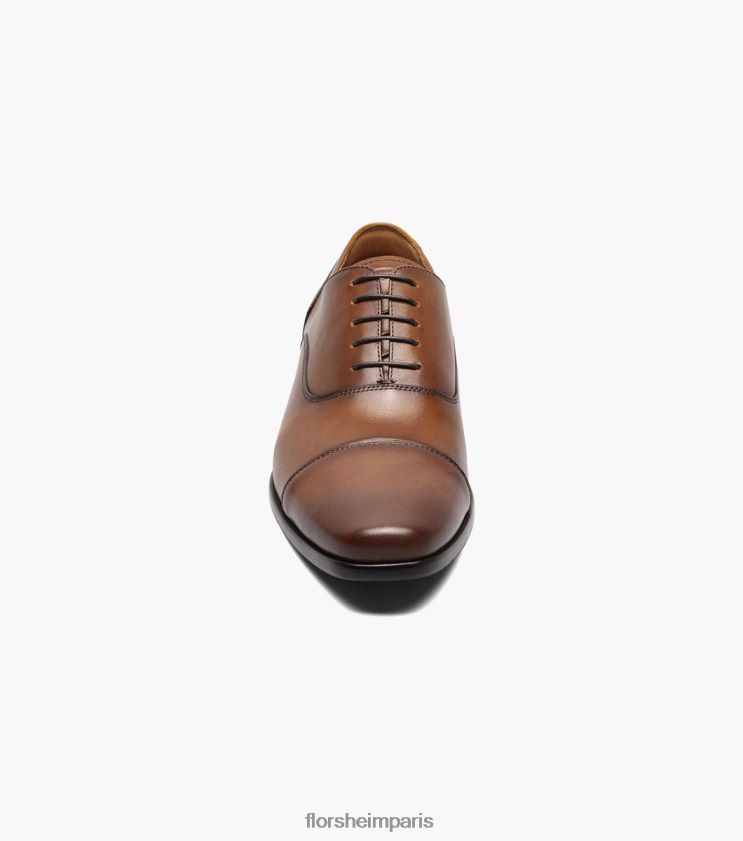 postino 1 bout droit balmoral oxford Florsheim Hommes TBZJJL115 chaussure cognac onctueux