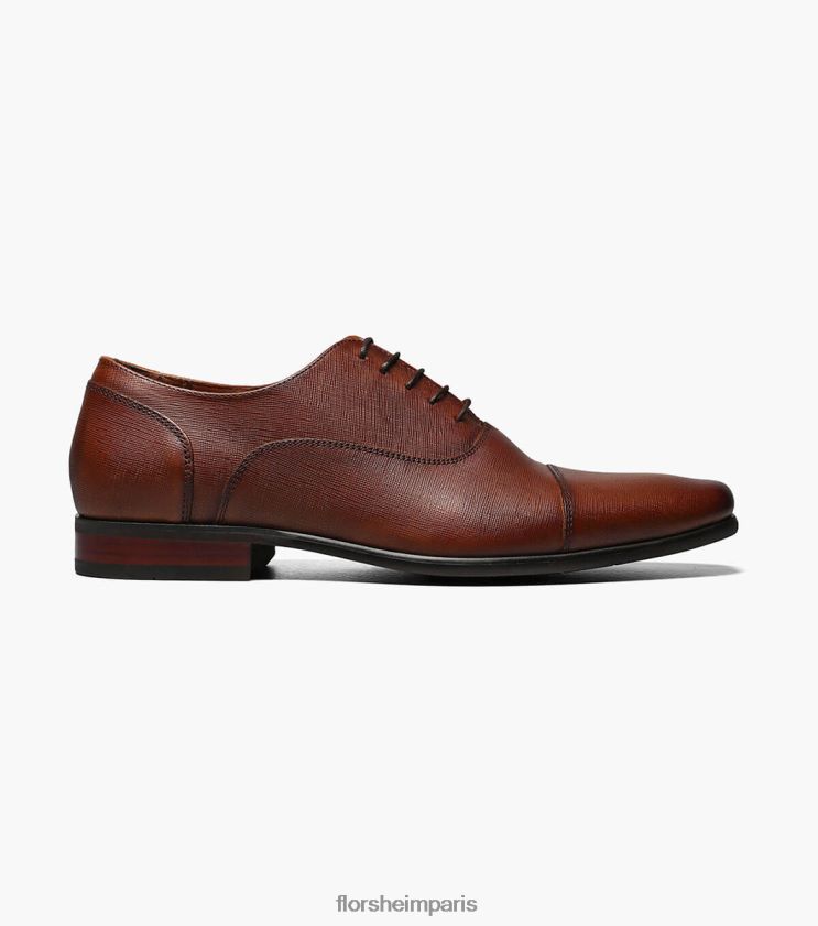 postino 1 bout droit balmoral oxford Florsheim Hommes TBZJJL117 chaussure Cognac