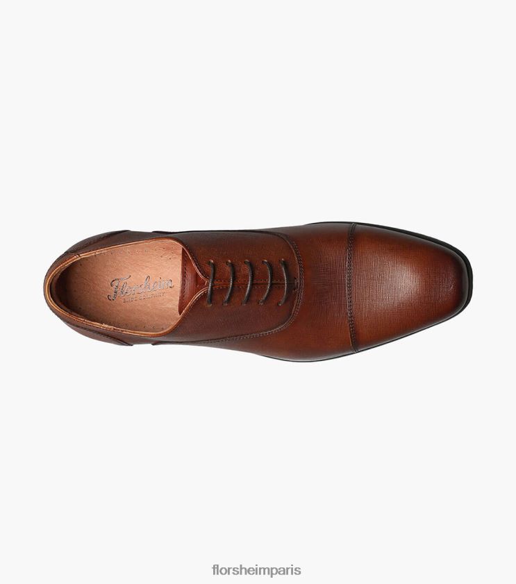 postino 1 bout droit balmoral oxford Florsheim Hommes TBZJJL117 chaussure Cognac