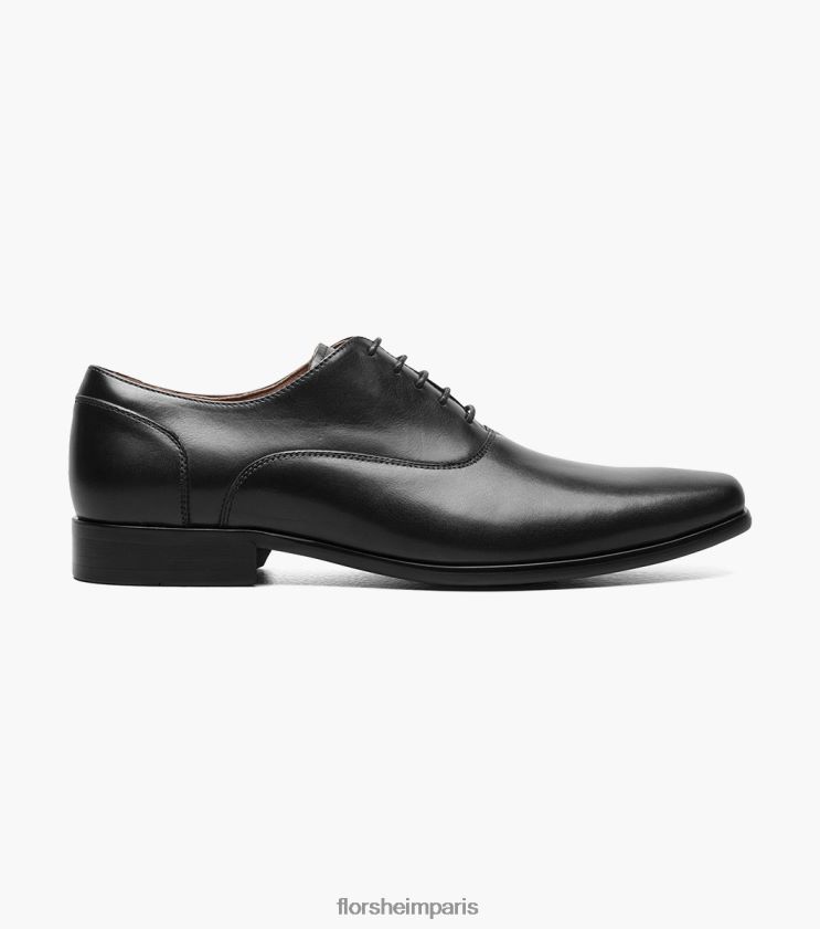 postino 2 oxford balmoral à bout uni Florsheim Hommes TBZJJL126 chaussure noir lisse