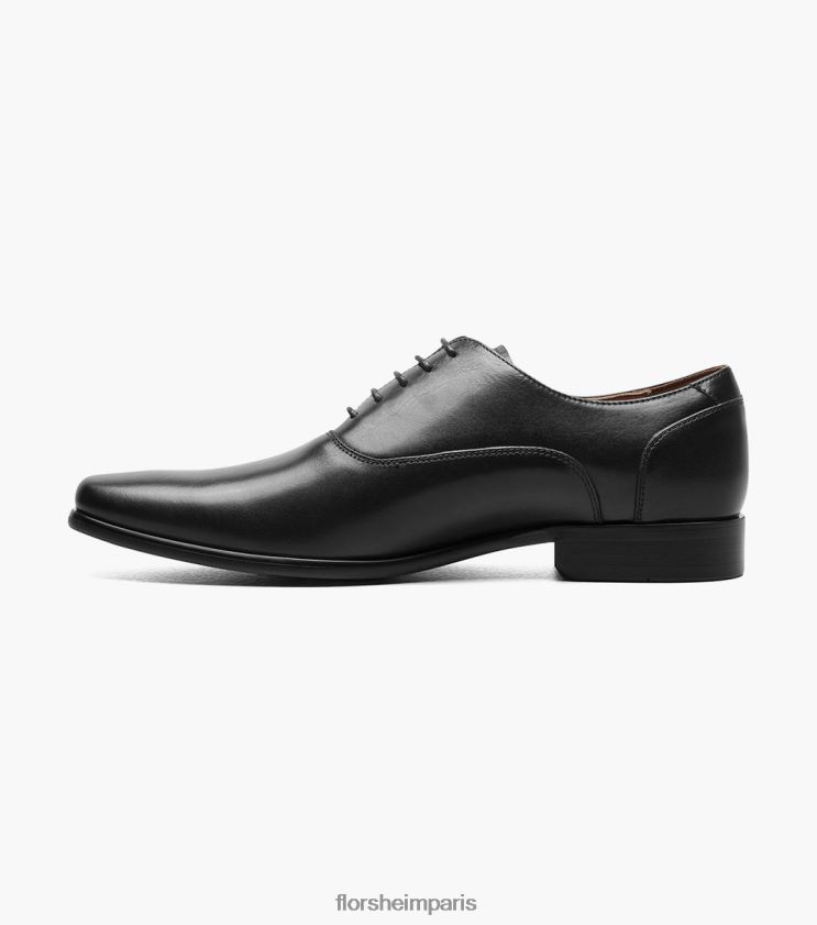 postino 2 oxford balmoral à bout uni Florsheim Hommes TBZJJL126 chaussure noir lisse