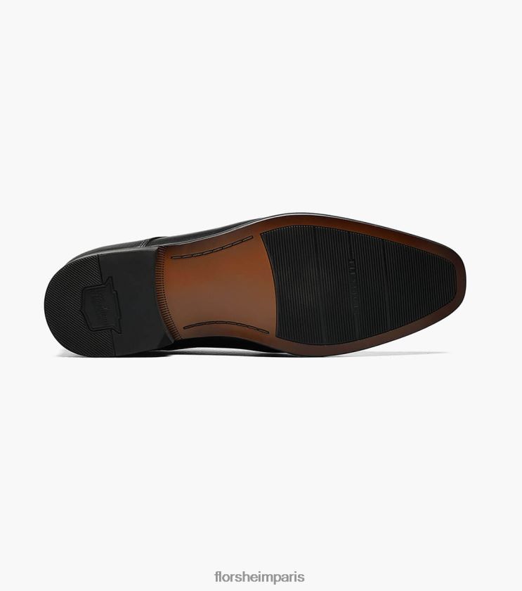 postino 2 oxford à bout uni Florsheim Hommes TBZJJL129 chaussure noir lisse