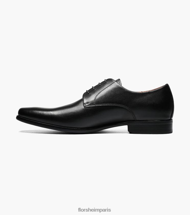 postino 2 oxford à bout uni Florsheim Hommes TBZJJL129 chaussure noir lisse
