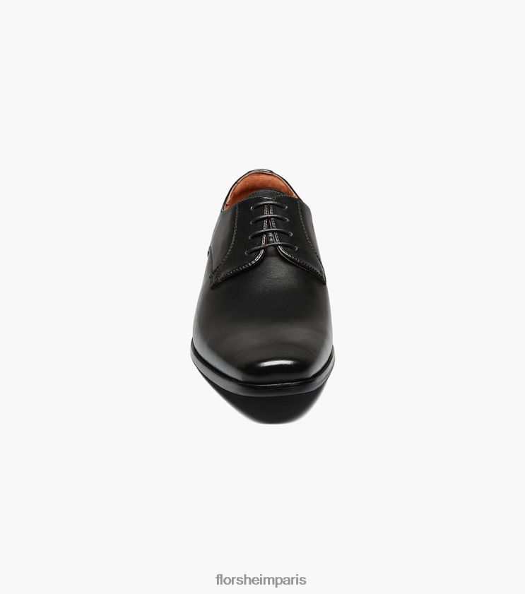 postino 2 oxford à bout uni Florsheim Hommes TBZJJL129 chaussure noir lisse