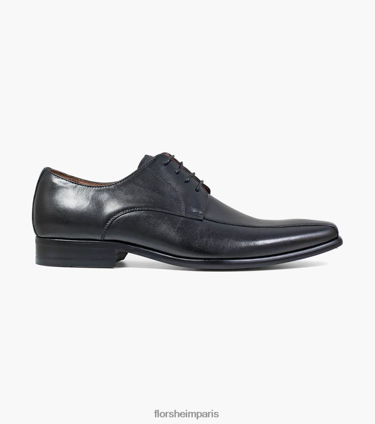 postino 2 vélo orteil oxford Florsheim Hommes TBZJJL194 chaussure noir lisse